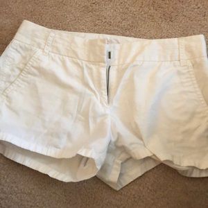 J.Crew white cotton shorts size 4